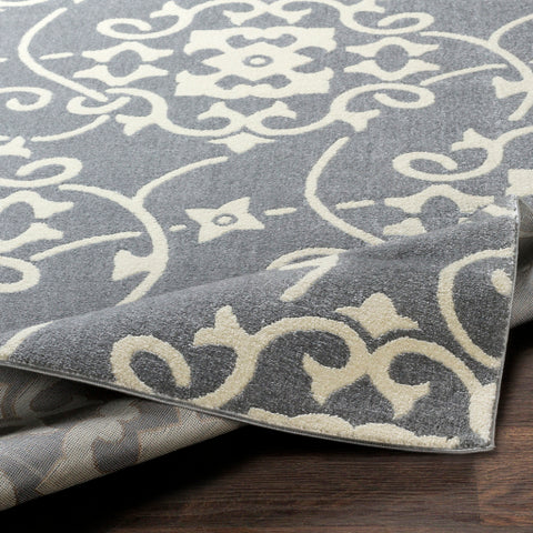 Image of Surya Horizon Cottage Medium Gray, Cream Rugs HRZ-2305