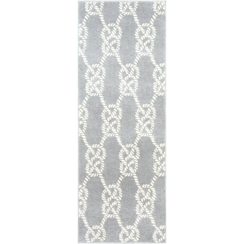 Image of Surya Horizon Coastal Medium Gray, Cream Rugs HRZ-2311