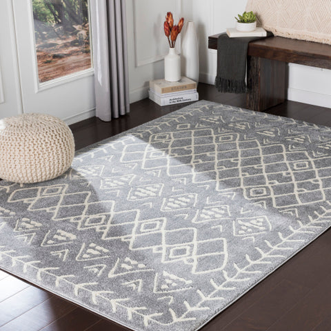 Image of Surya Horizon Global Medium Gray, Cream Rugs HRZ-2314