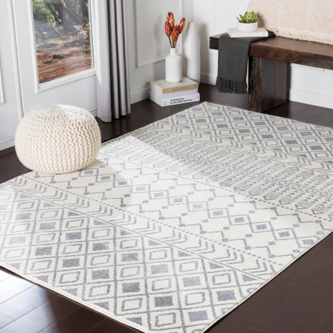 Image of Surya Horizon Global Medium Gray, Cream Rugs HRZ-2316