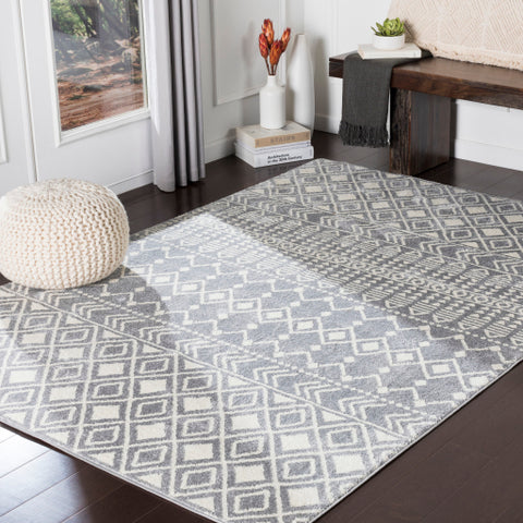 Image of Surya Horizon Global Medium Gray, Cream Rugs HRZ-2317