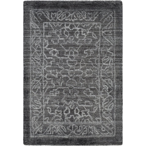 Image of Surya Hightower Traditional Charcoal, Light Gray Rugs HTW-3002