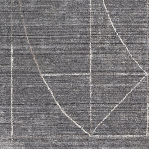 Image of Surya Hightower Modern Medium Gray, Charcoal, White, Taupe Rugs HTW-3009