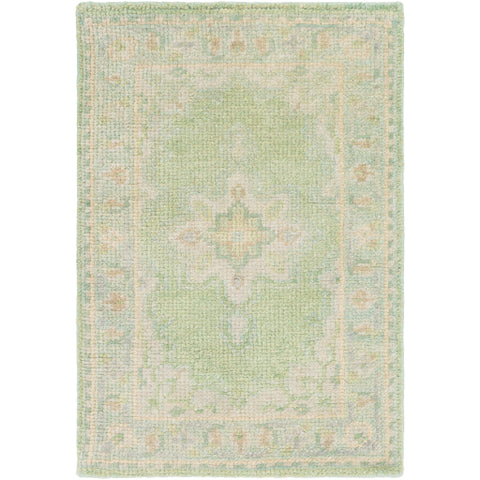 Image of Surya Haven Traditional Dark Green, Emerald, Beige, Mint Rugs HVN-1222