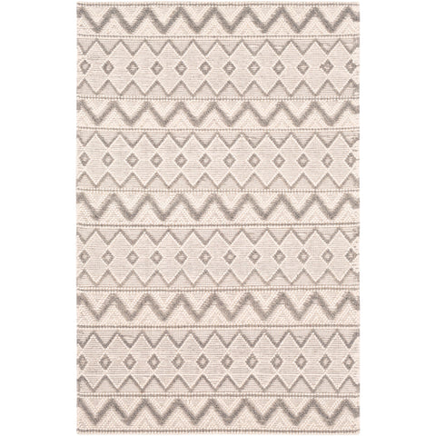 Image of Surya Hygge Global Cream, Medium Gray Rugs HYG-2304