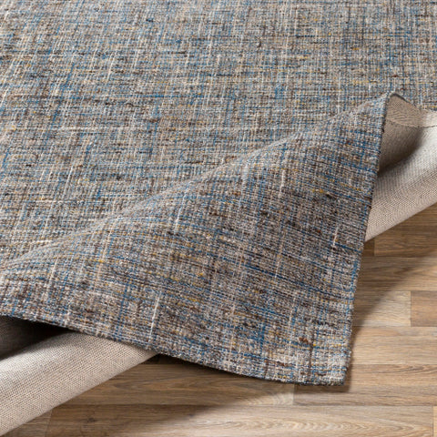 Image of Surya Inola Modern Bright Blue, Medium Gray, Tan, Dark Brown Rugs INL-1000