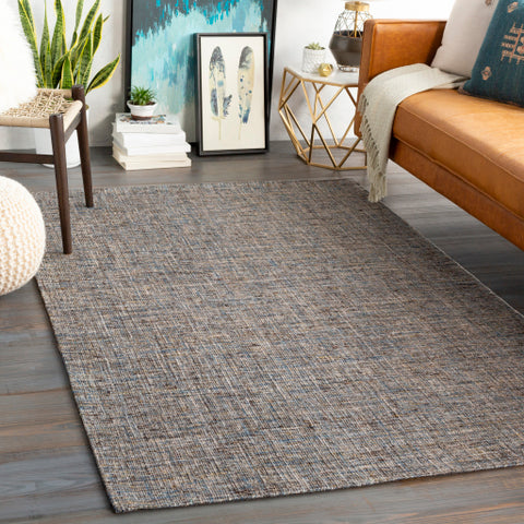 Image of Surya Inola Modern Bright Blue, Medium Gray, Tan, Dark Brown Rugs INL-1000