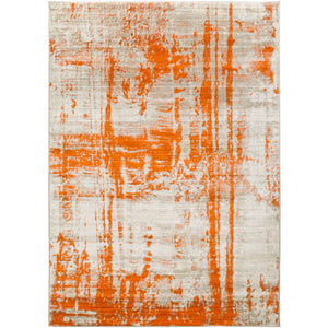 Surya Jax Modern Burnt Orange, Dark Brown, Light Gray Rugs JAX-5032