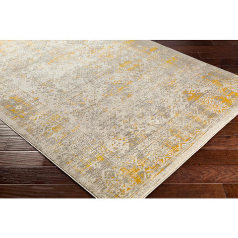 Image of Surya Jax Traditional Mustard, Dark Brown, Taupe, Light Gray Rugs JAX-5049