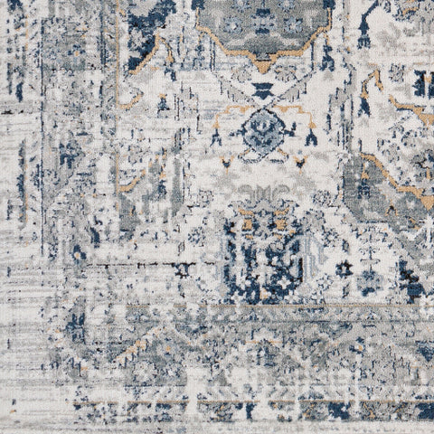 Image of Surya Jolie Traditional Medium Gray, Tan, Light Gray, Ivory, Charcoal, Dark Blue, Black Rugs JLO-2310