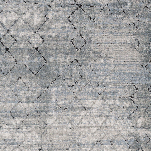 Image of Surya Jolie Traditional Medium Gray, Light Gray, Ivory, Charcoal, Dark Blue, Black Rugs JLO-2313