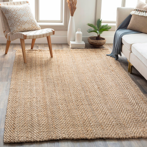 Image of Surya Jute Woven Cottage Wheat Rugs JS-1000