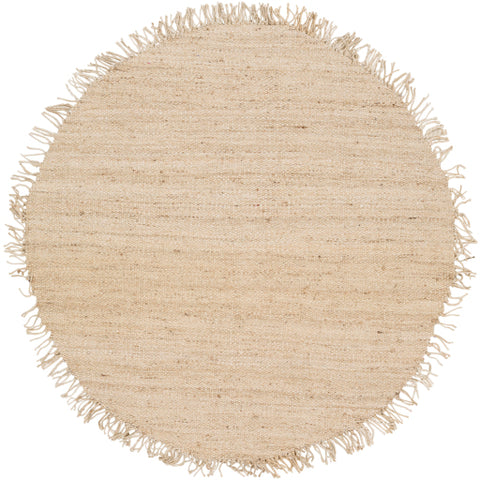 Image of Surya Jute Cottage Cream Rugs JUTE BLEACH