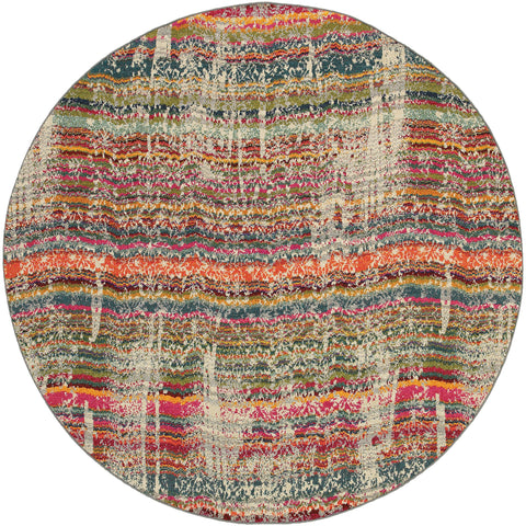 Oriental Weavers Kaleidoscope 5992F 2' 7" X 10' 0" Casual Multi Multi Abstract Runner Rug-Wanderlust Rugs