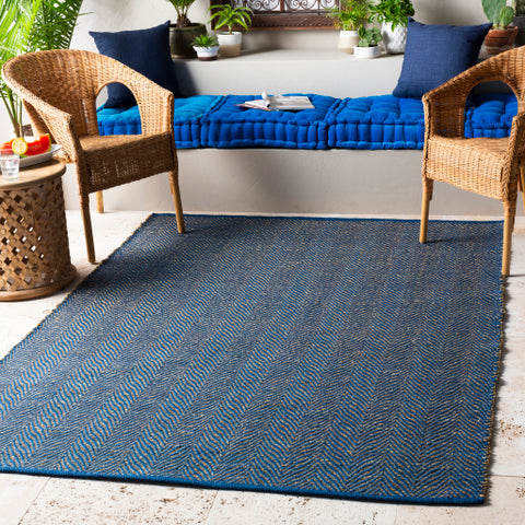 Image of Surya Karim Modern Dark Blue, Wheat Rugs KAM-1001