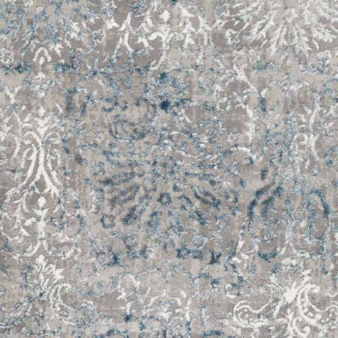 Image of Surya Katmandu Traditional Navy, Denim, Charcoal, Light Gray, Ivory, Medium Gray Rugs KAT-2303