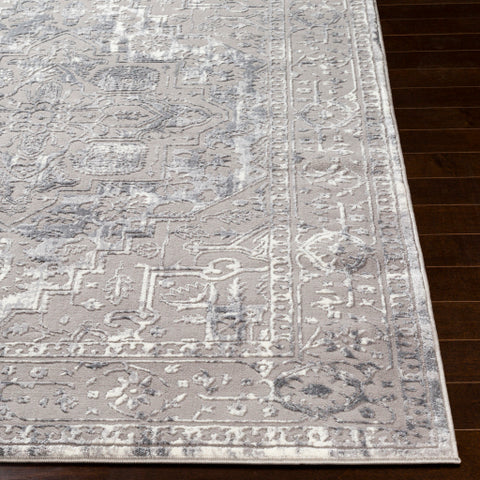 Image of Surya Katmandu Traditional Charcoal, Light Gray, Ivory Rugs KAT-2305