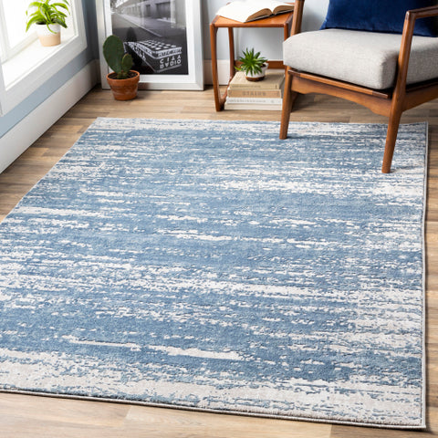 Image of Surya Katmandu Modern Navy, Denim, Medium Gray, Charcoal Rugs KAT-2309