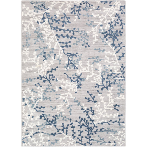 Image of Surya Katmandu Modern Navy, Denim, Ivory, Medium Gray, Charcoal Rugs KAT-2310