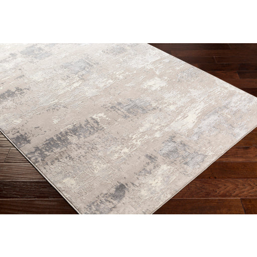 Surya Katmandu Modern Charcoal, Light Gray, Medium Gray, Ivory Rugs KAT-2313