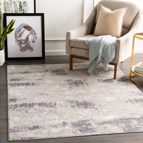 Image of Surya Katmandu Modern Charcoal, Light Gray, Medium Gray, Ivory Rugs KAT-2313