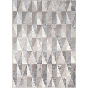 Surya Katmandu Modern Charcoal, Light Gray, Medium Gray, Ivory Rugs KAT-2314