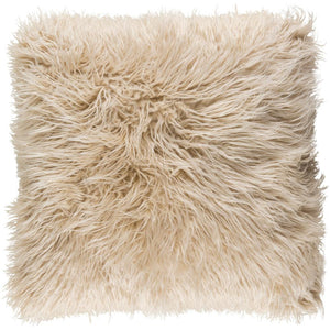 Surya Kharaa Hide, Leather & Fur Khaki Pillow Kit KHR-002-Wanderlust Rugs