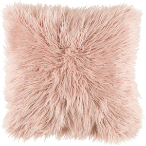 Surya Kharaa Hide, Leather & Fur Blush Pillow Kit KHR-004-Wanderlust Rugs