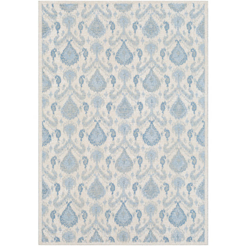 Image of Surya Kilim Global Denim, White, Cream Rugs KLM-2300