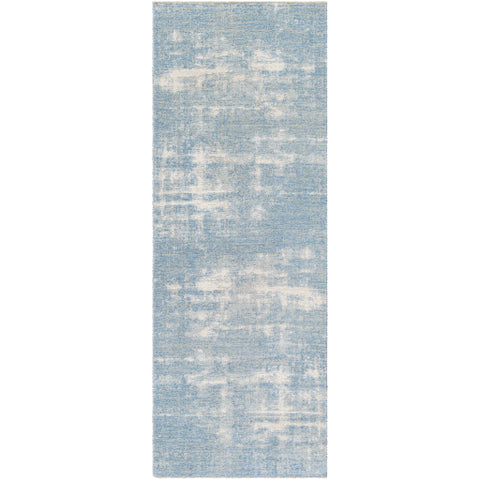 Image of Surya Kilim Modern Denim, White, Cream Rugs KLM-2307