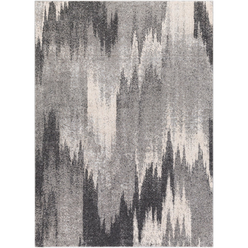Surya Lula Modern Medium Gray, Charcoal, Ivory Rugs LAL-2305