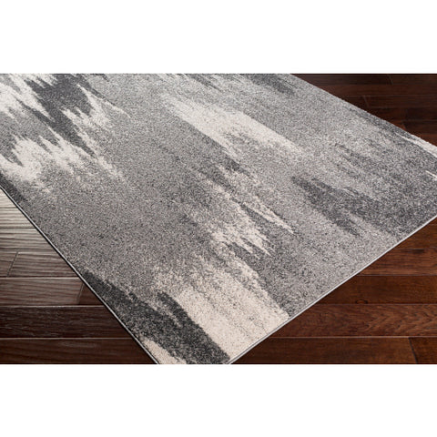 Image of Surya Lula Modern Medium Gray, Charcoal, Ivory Rugs LAL-2305