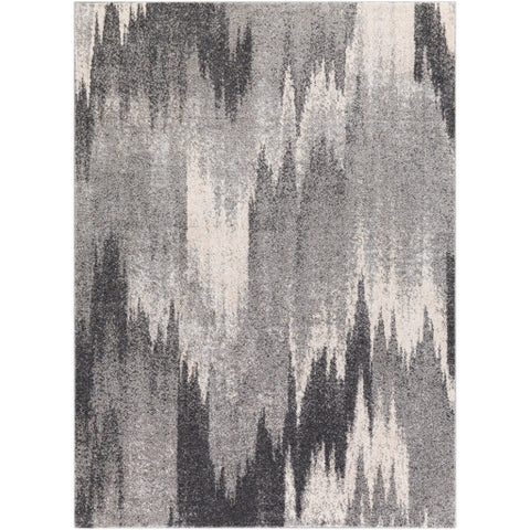 Image of Surya Lula Modern Medium Gray, Charcoal, Ivory Rugs LAL-2305