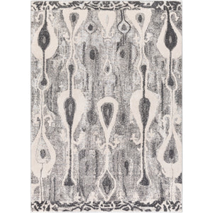 Surya Lula Modern Medium Gray, Ivory, Charcoal Rugs LAL-2308