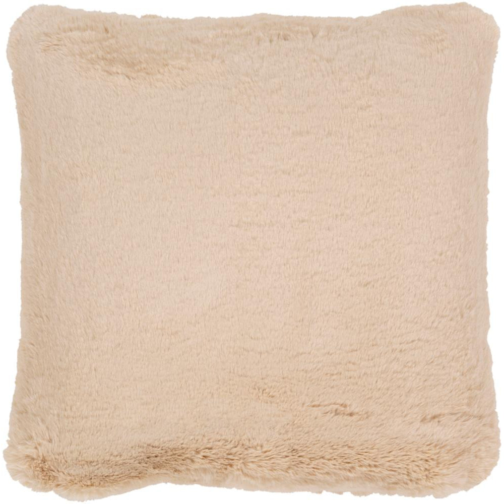 Surya Lapalapa Hide, Leather & Fur Wheat Pillow Cover LAP-002-Wanderlust Rugs