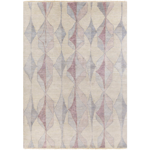 Image of Surya Libra One Modern Cream, Mauve, Teal, Moss, Light Gray, Aqua Rugs LBO-1000