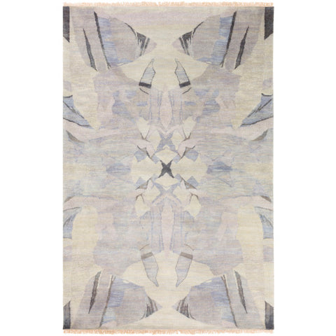 Image of Surya Libra One Modern Cream, Dark Brown, Medium Gray, Lilac, Moss, Light Gray Rugs LBO-1004