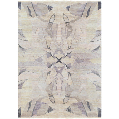 Image of Surya Libra One Modern Cream, Dark Brown, Medium Gray, Lilac, Moss, Light Gray Rugs LBO-1004