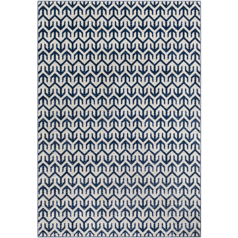 Image of Surya Lagom Modern Navy, Medium Gray, Ivory Rugs LGM-2300