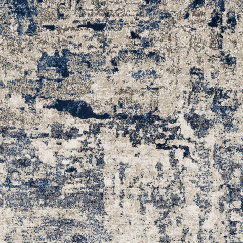 Image of Surya Lagom Modern Navy, Pale Blue, Charcoal, Light Gray, Ivory Rugs LGM-2304