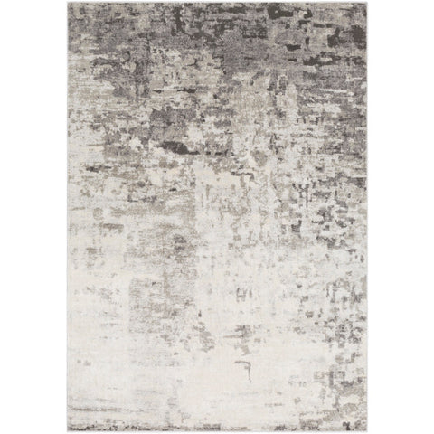 Image of Surya Lagom Modern Charcoal, Medium Gray, Light Gray, Ivory Rugs LGM-2305