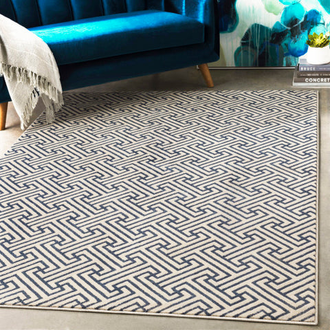 Image of Surya Lagom Modern Navy, Ivory Rugs LGM-2309