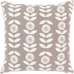 Surya Lachen Modern Medium Gray, White Pillow Cover LHN-005-Wanderlust Rugs