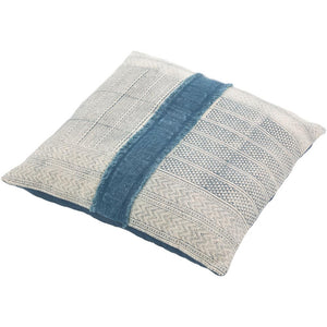 Surya Lola Bohemian/Global Cream, Navy, Pale Blue Pillow Kit LL-003-Wanderlust Rugs
