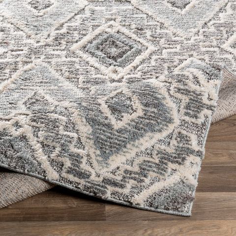 Image of Surya La Maison Global Medium Gray, Cream, Charcoal, Wheat Rugs LMS-2304