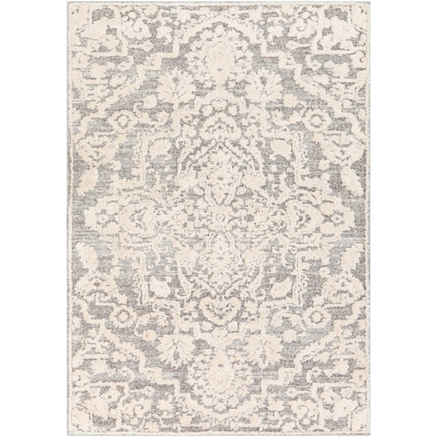 Image of Surya La Maison Traditional Medium Gray, Cream, Charcoal, Wheat Rugs LMS-2306