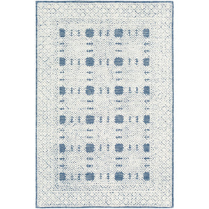 Surya Louvre Traditional Navy, Cream, Ice Blue Rugs LOU-2300