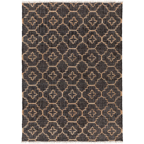 Image of Surya Laural Cottage Black, Khaki, Cream Rugs LRL-6013