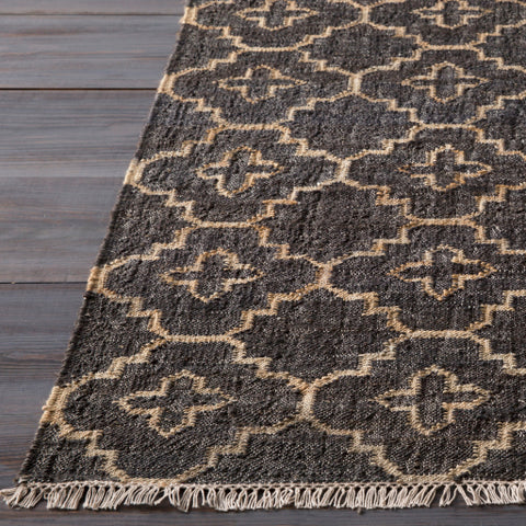 Image of Surya Laural Cottage Black, Khaki, Cream Rugs LRL-6013