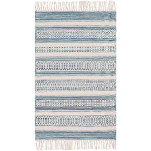 Surya Lawry Cottage Navy, Pale Blue, Cream Rugs LRY-7001